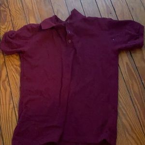 Maroon kids polo